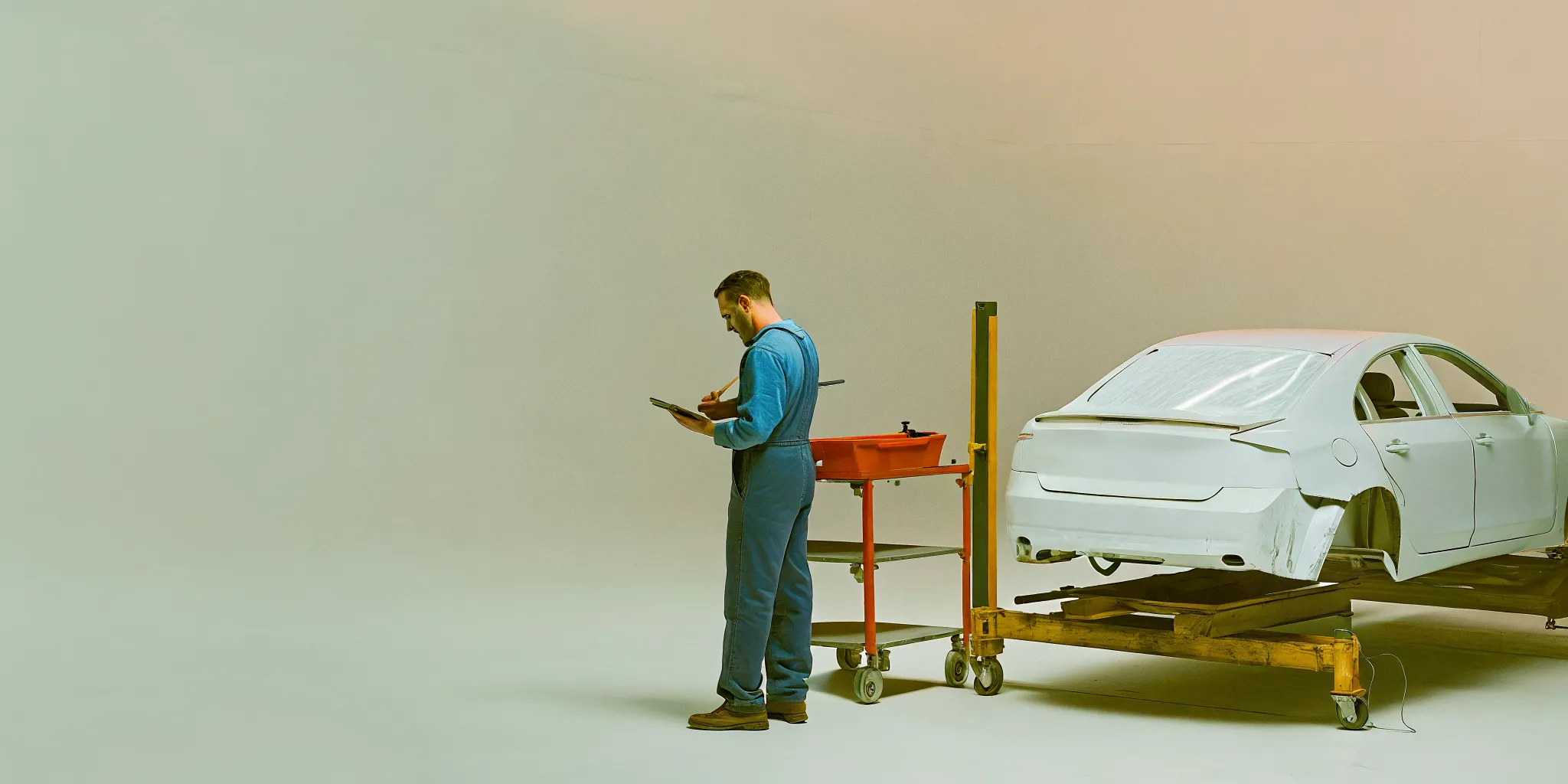Insurance supplement collision repair damage inspection in Orlando